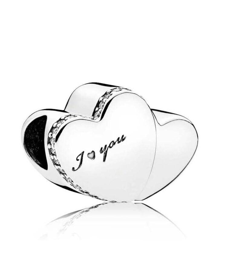Charm Pandora Due Cuori