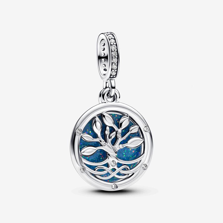 Charm Pendente Albero della Famiglia che si illumina al buio - CHARM