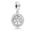 Charm Pendente Albero della Famiglia Girevole