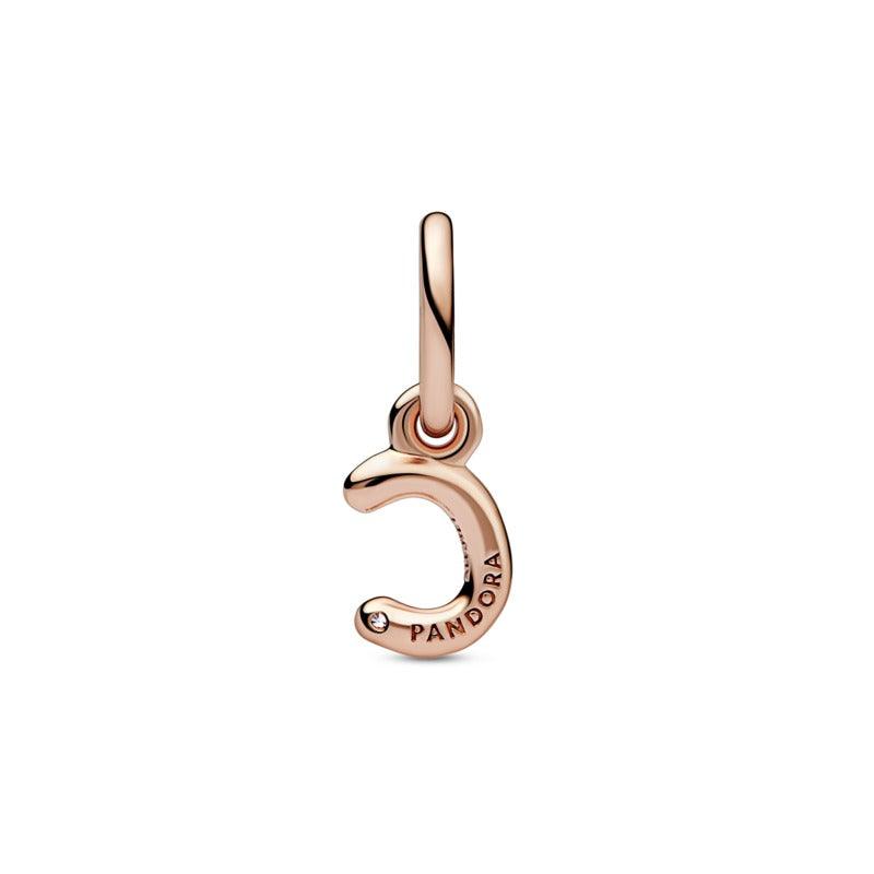 Charm pendente Alfabeto con lettera c