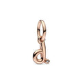 Charm pendente Alfabeto con lettera d