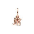 Charm pendente Alfabeto con lettera m