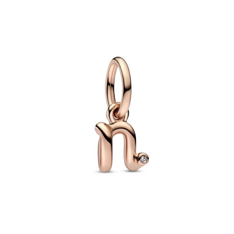 Charm pendente Alfabeto con lettera n