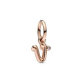Charm pendente Alfabeto con lettera v