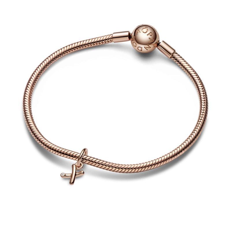 Charm pendente Alfabeto con lettera x