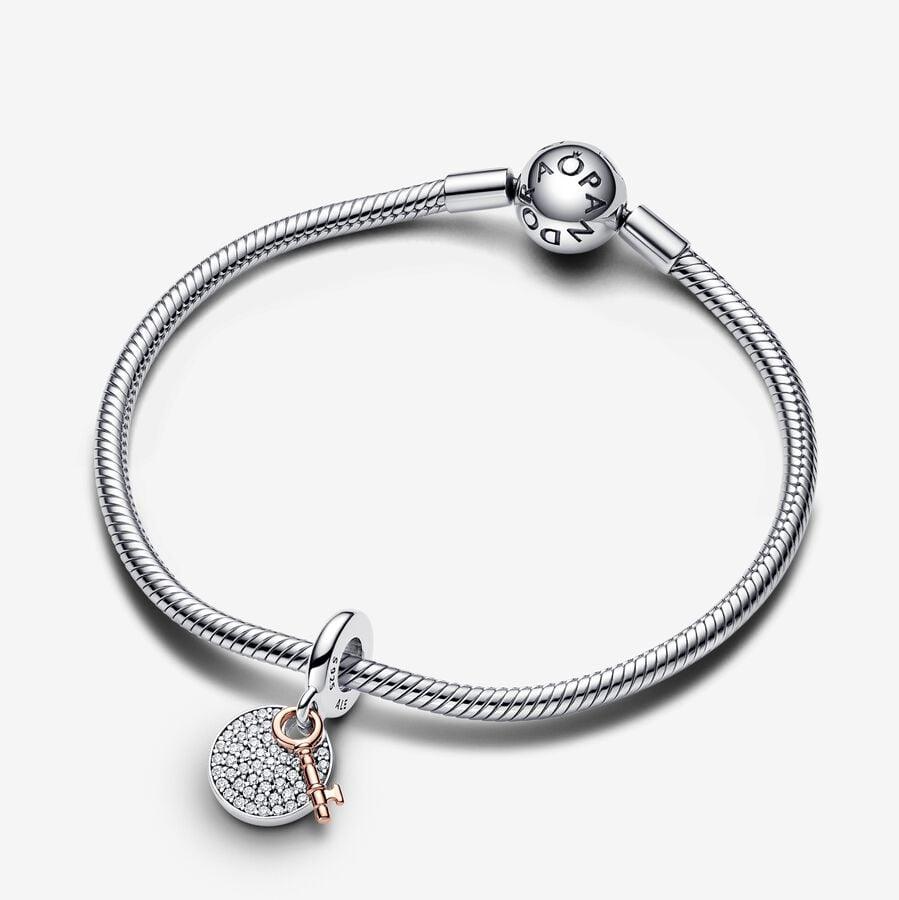 Charm Pendente Chiave Della Felicità