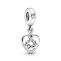 Charm Pendente Cuore Amici per Sempre