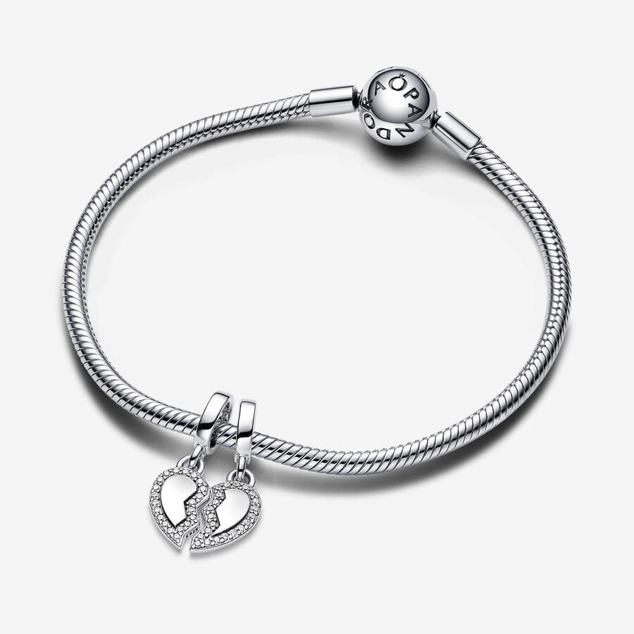 Charm Pendente Cuore dell'Amicizia Divisibile