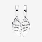 Charm Pendente Cuore dell'Amicizia Divisibile