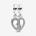 Charm Pendente Cuore dell'Amicizia Divisibile