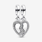 Charm Pendente Cuore dell'Amicizia Divisibile