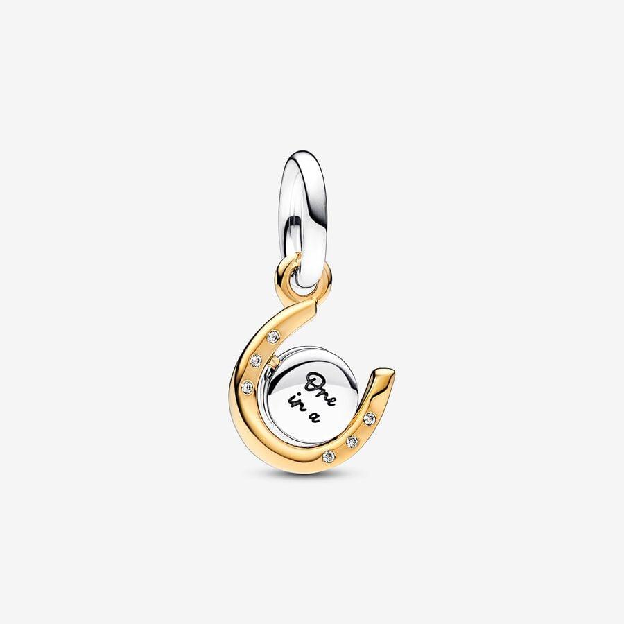 Charm Pendente Ferro di Cavallo Girevole