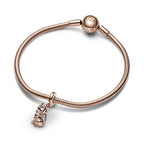 Charm Pendente Gattino con Occhi Scintillanti