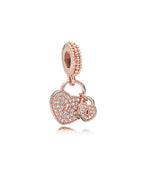 Charm Pendente Lucchetti d’Amore