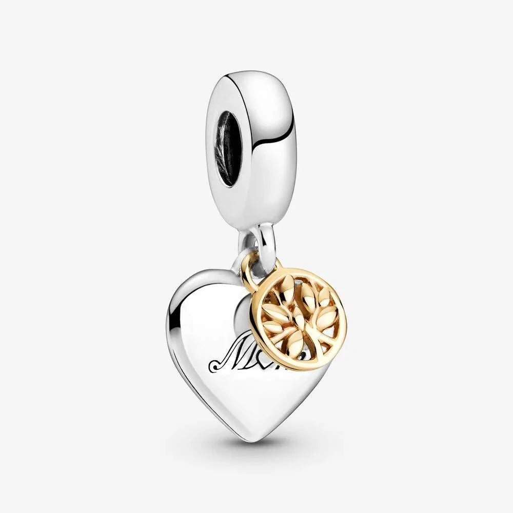 Charm Pendente Mamma E Albero Della Famiglia