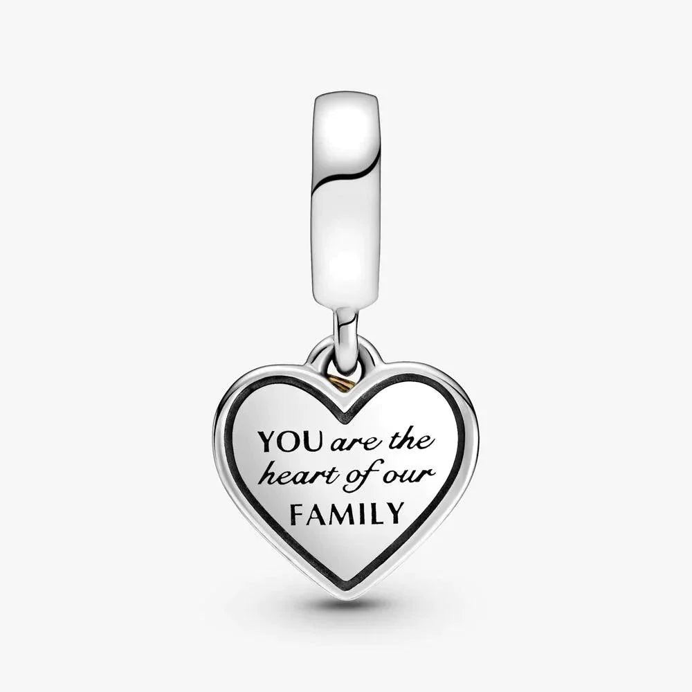 Charm Pendente Mamma E Albero Della Famiglia