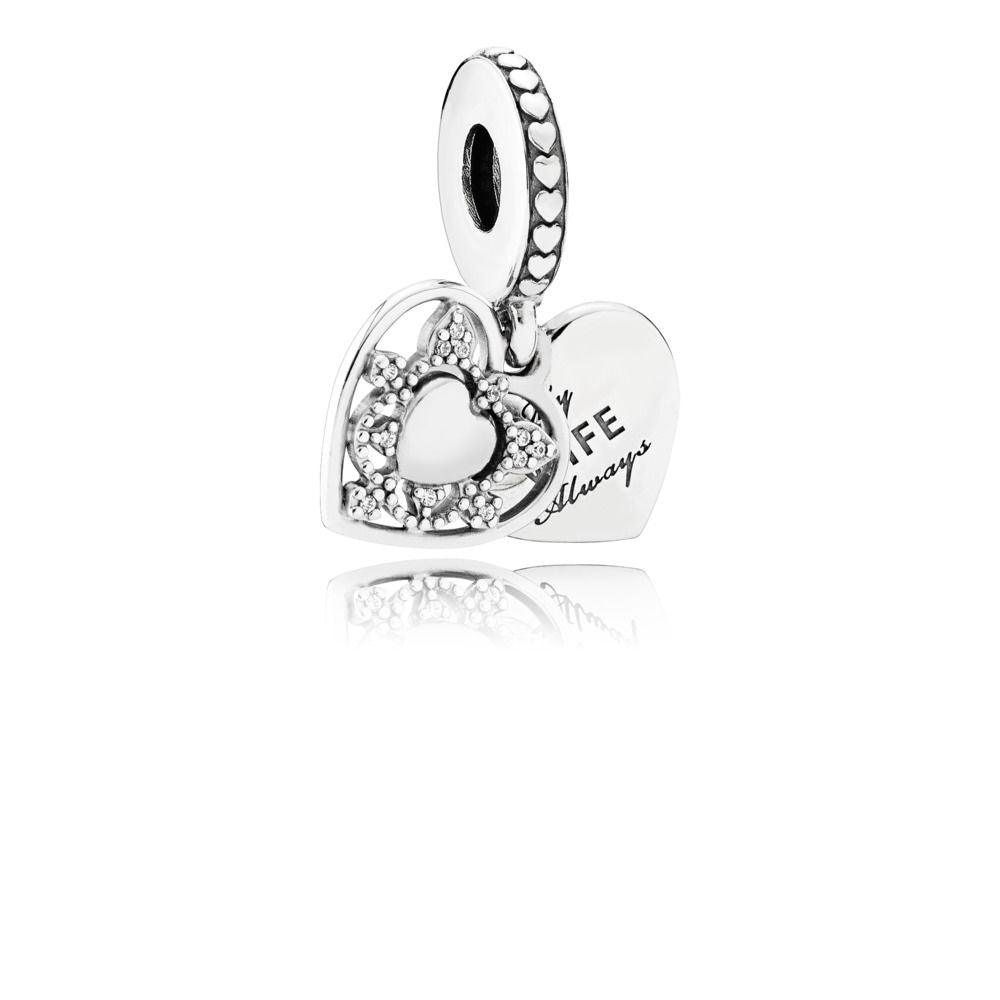 Charm Pendente Mia Moglie per Sempre