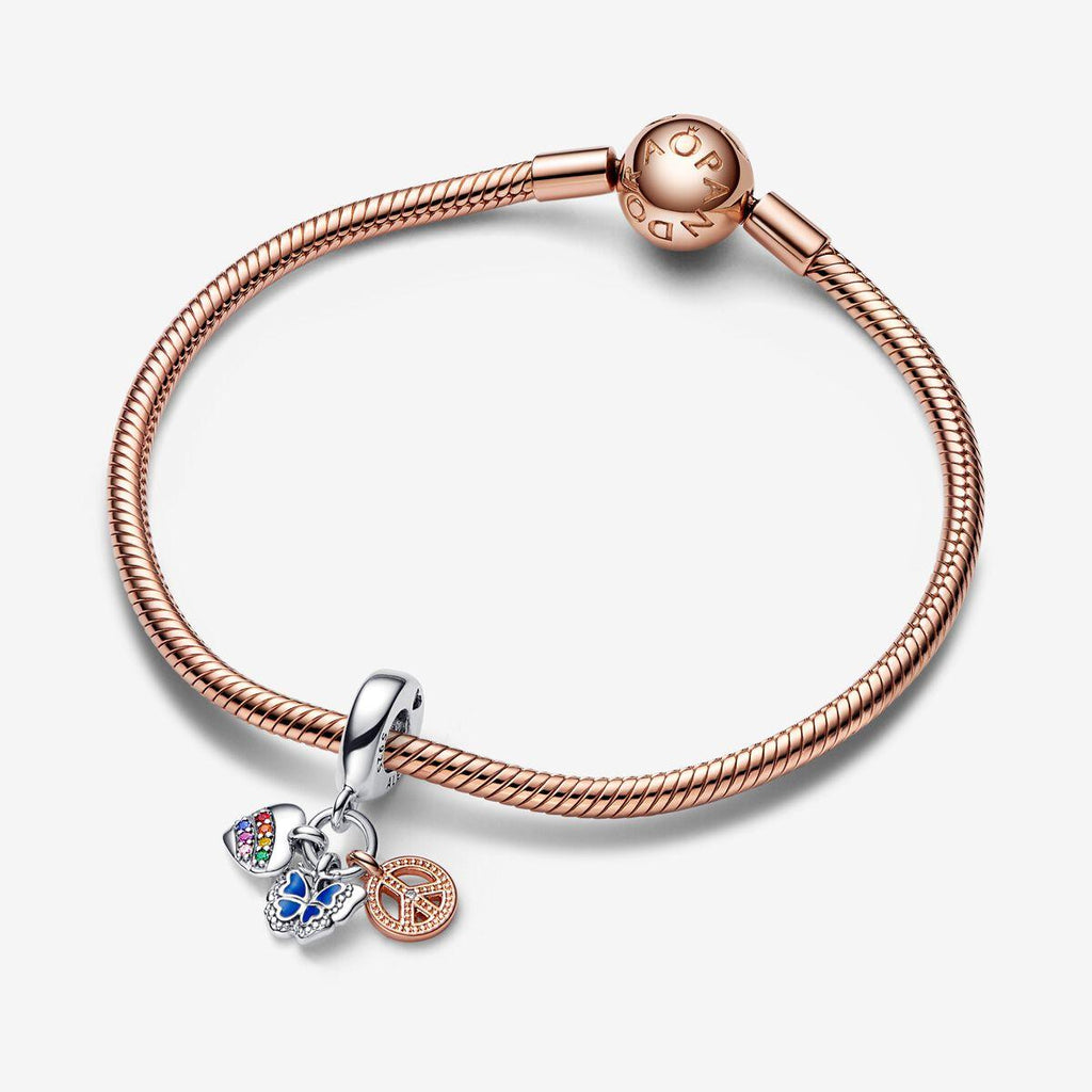 Charm Pendente Pace, Amore e Libertà