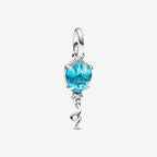 Charm Pendente Palloncino Blu Vetro di Murano