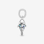 Charm pendente Pesce blu