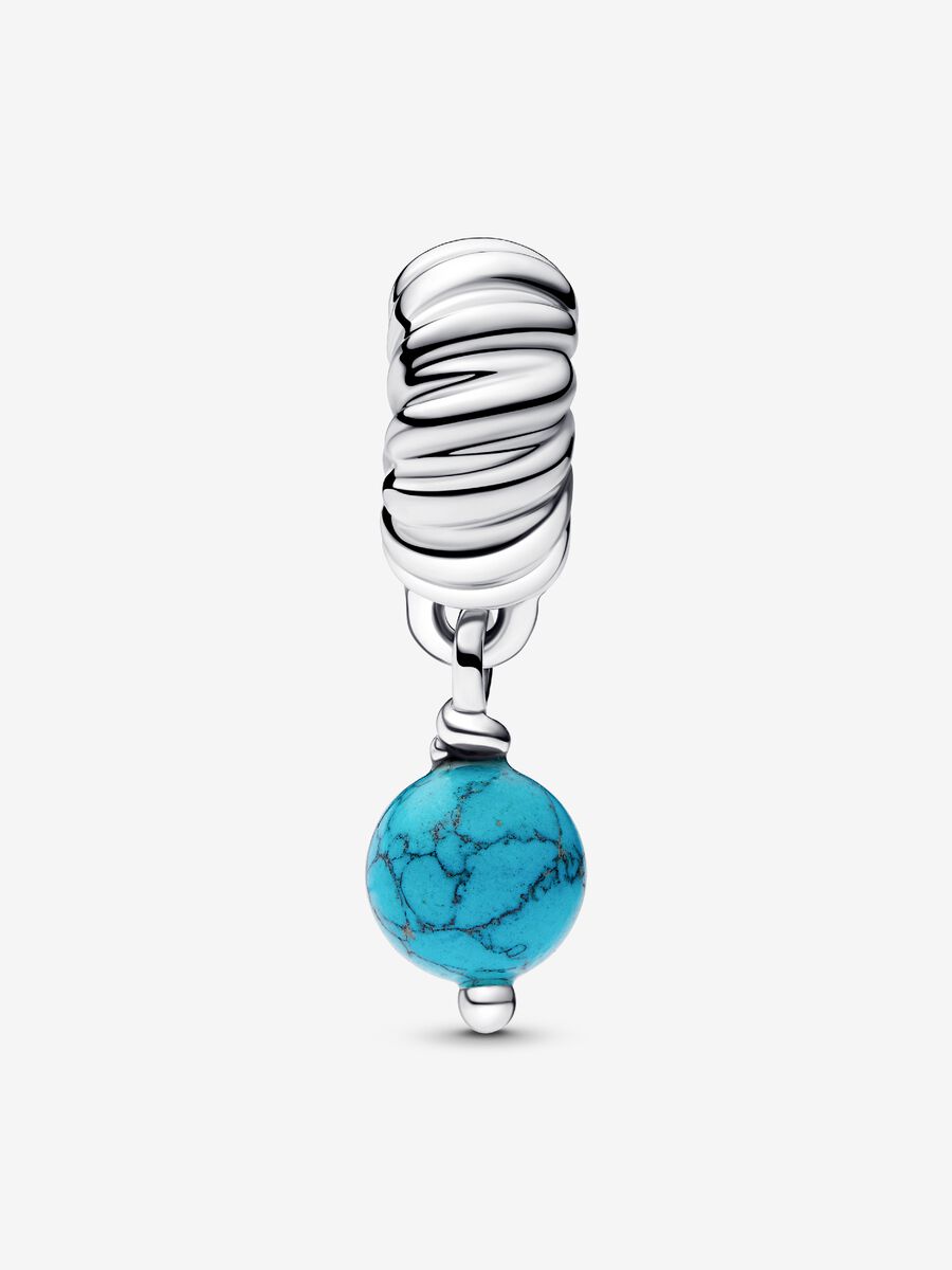 Charm Pendente Pietra dell’Oceano Argento Sterling 925 - CHARM
