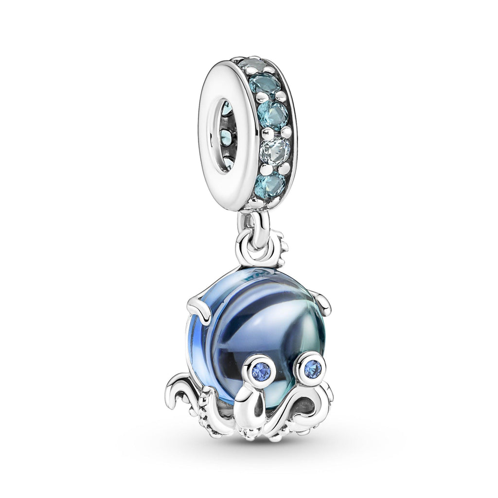 Charm Pendente Polpo Vetro di Murano