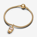 Charm Pendente Robot con Testa Girevole - CHARM