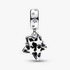 Charm Pendente Stella Blu Vetro di Murano
