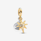Charm Pendente Stella Polare da incidere con diamante creato in laboratorio - CHARM