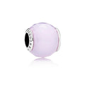 Charm Sfera Sfaccettata Rosa