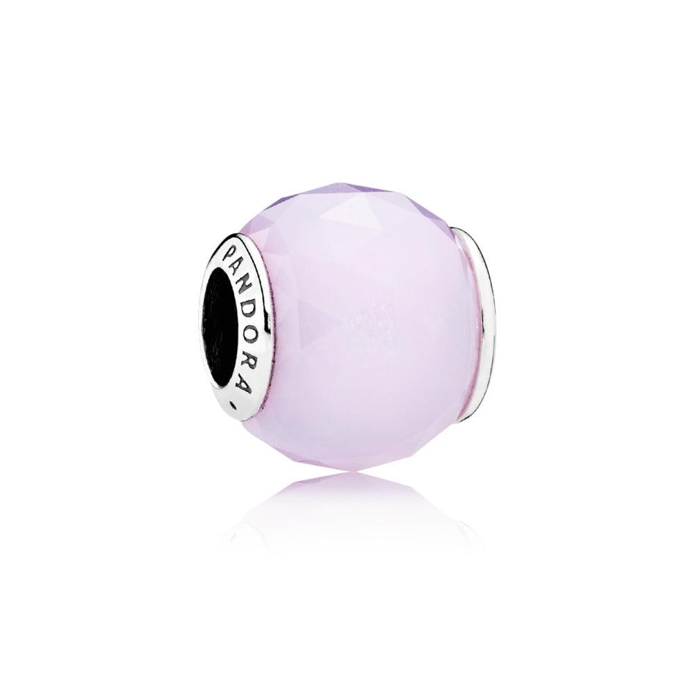 Charm Sfera Sfaccettata Rosa