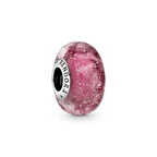Charm Vetro di Murano Fantasia Rosa