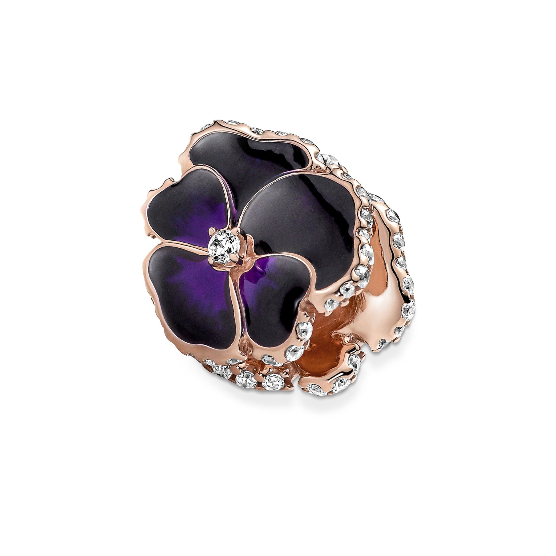 Charm Viola del Pensiero