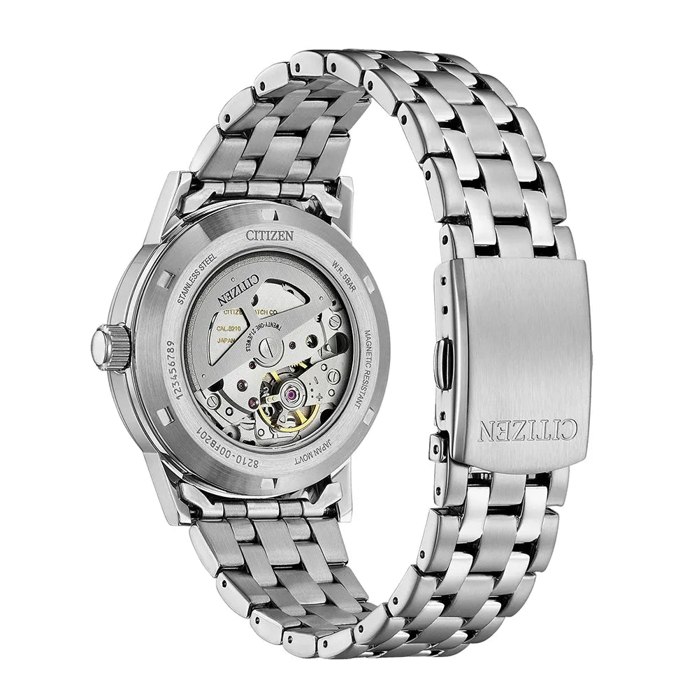 Citizen Automatic Classic NJ0210-56M – Orologio Automatico Acciaio 38mm Quadrante Verde - OROLOGIO
