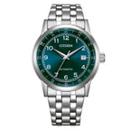 Citizen Automatic Classic NJ0210-56M – Orologio Automatico Acciaio 38mm Quadrante Verde - OROLOGIO