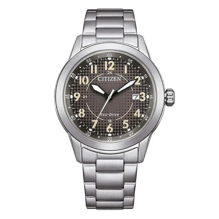 Citizen Eco-Drive Field Grigio AW1870-59H – Orologio Uomo in Acciaio - OROLOGIO