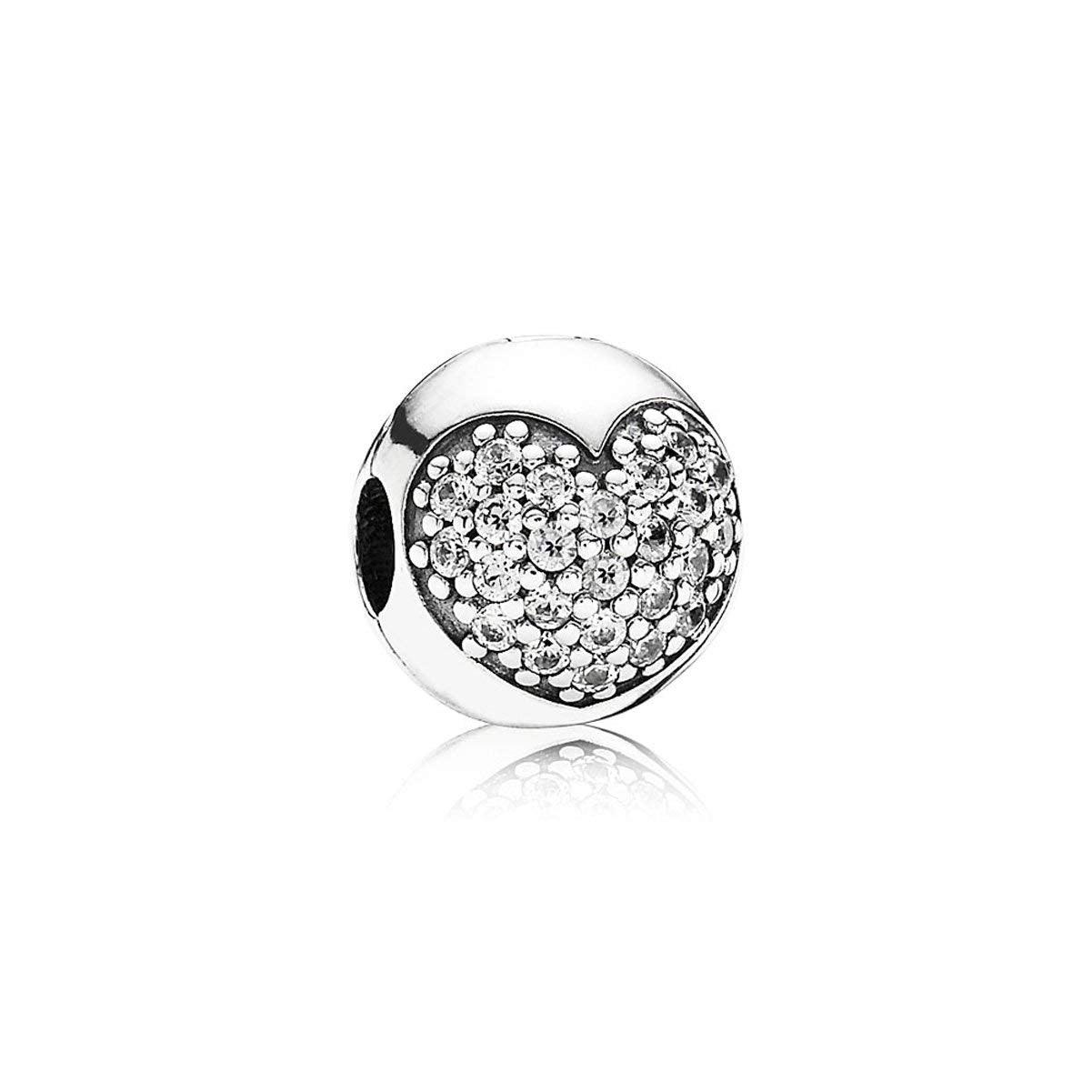 Clip Cuore in pavé