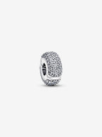 Clip Pavè Fascia Tripla Argento Sterling 925 - CHARM