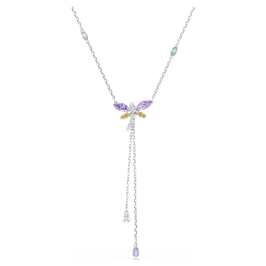 Collana a Y Ariana Grande x Swarovski Taglio misto Libellula Multicolore Placcato rodio - COLLANA