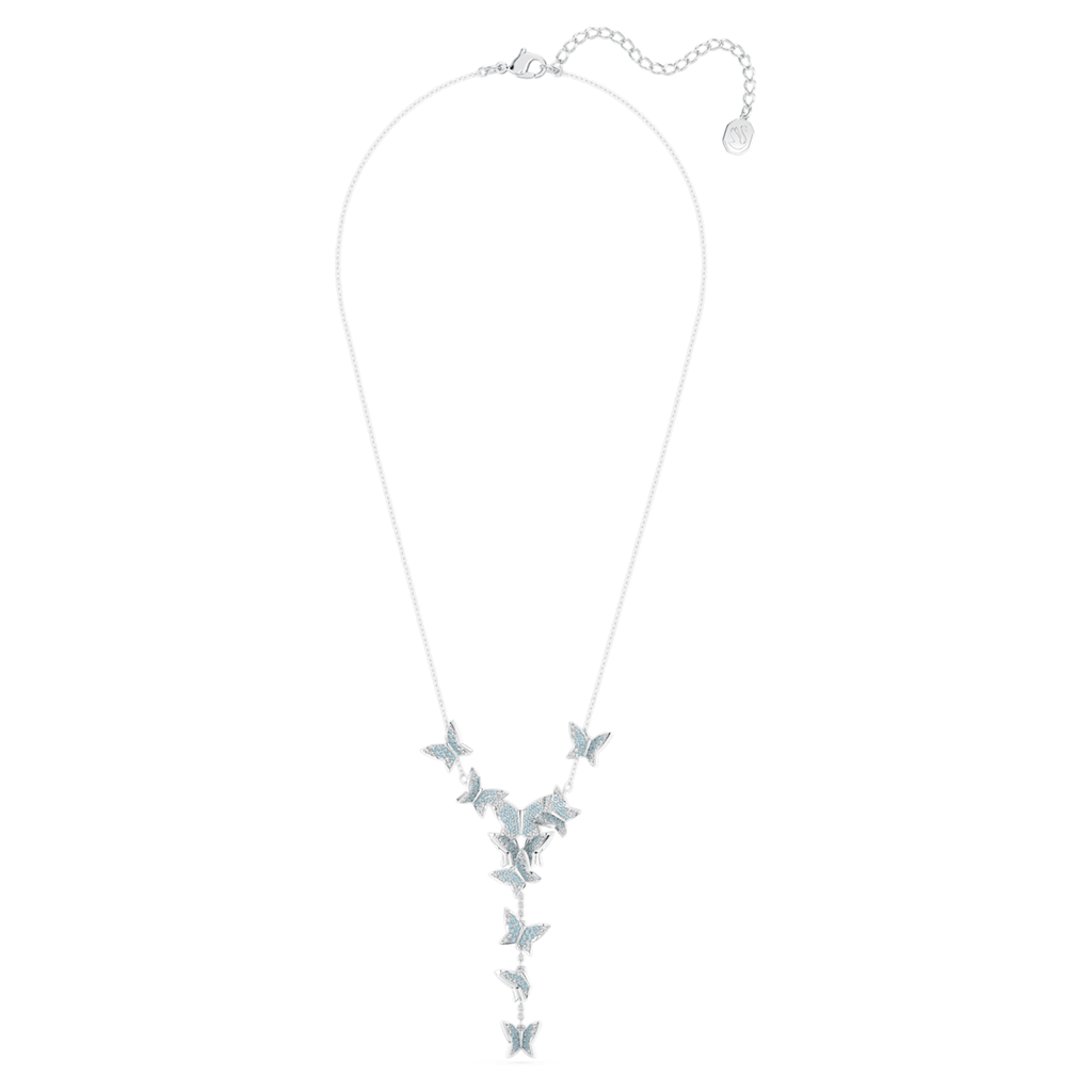 Collana a Y Lilia Farfalla, Blu