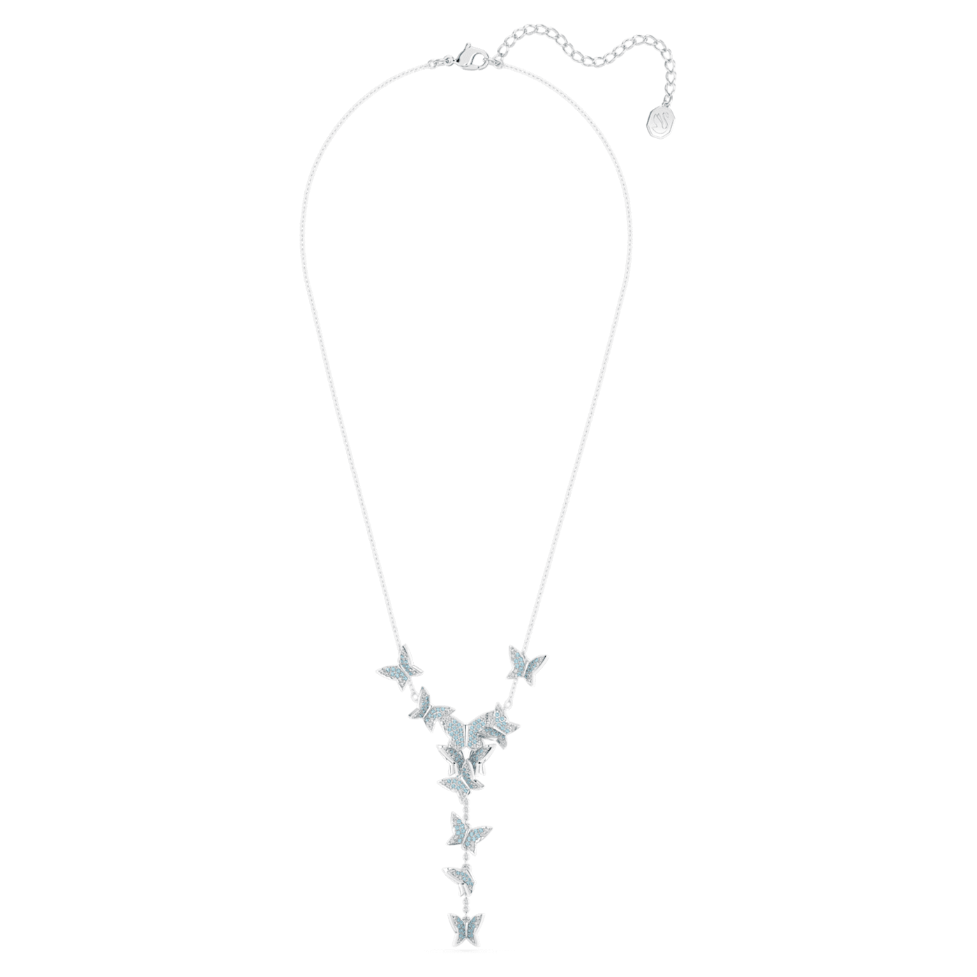 Collana a Y Lilia Farfalla, Blu