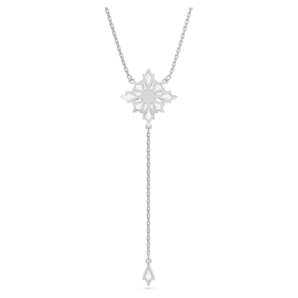 Collana a Y Stella Stella, Bianco, Placcato rodio
