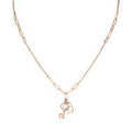 Collana Amore Lucchetto e Chiave Rosè