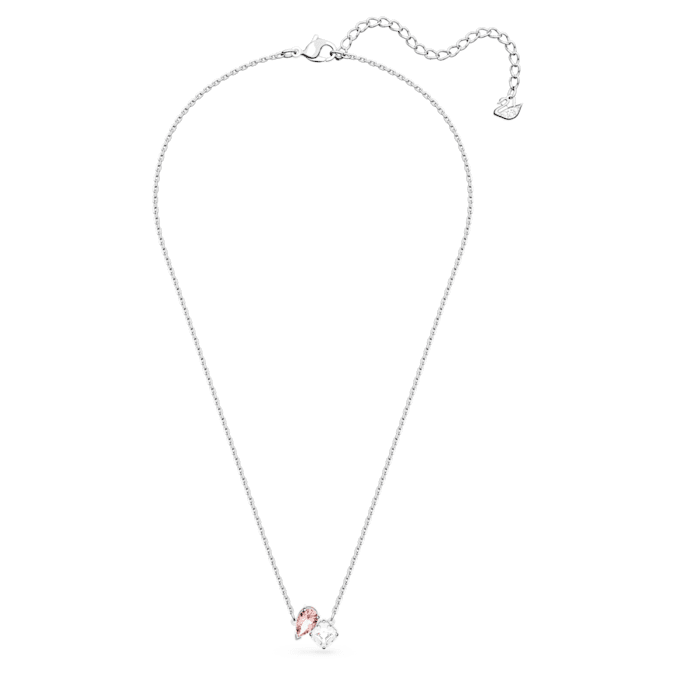 Collana Attrai l'Anima Rosa, placcato rodio
