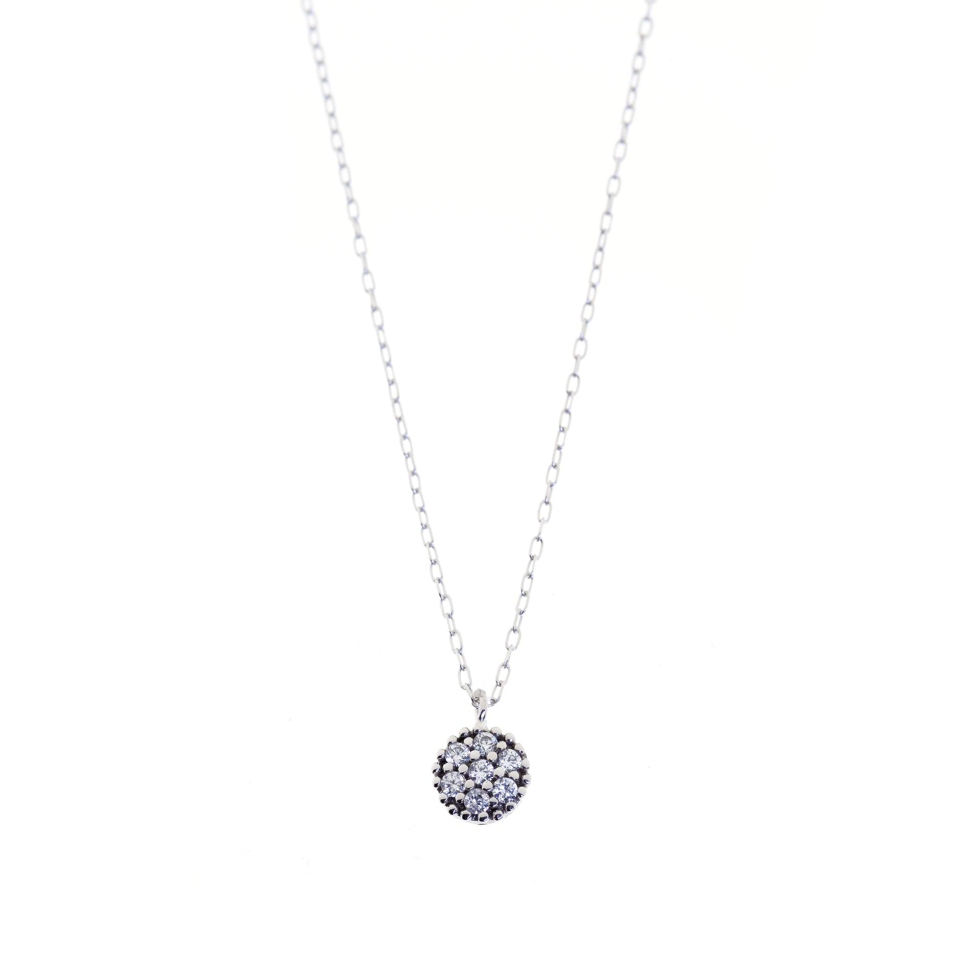 Collana Cerchio e Zirconi