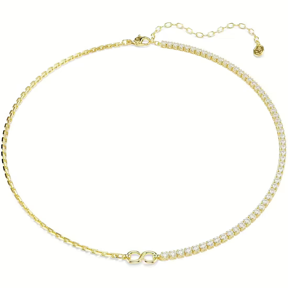 MATRX COLLANA CATENA SWAROVSKI WHI/GOS
