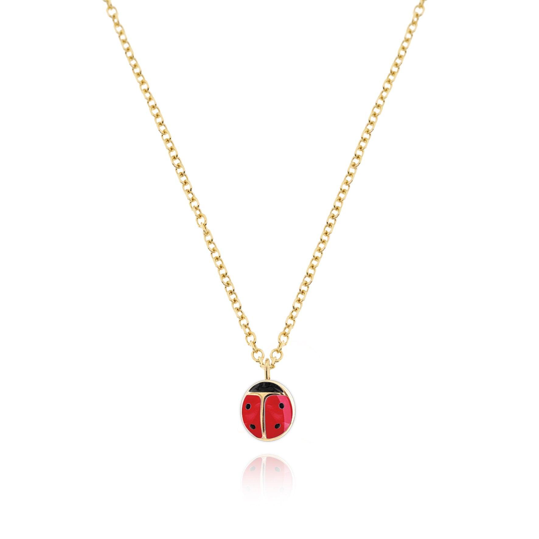 Collana Coccinella rossa