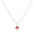 Collana Coccinella Smalto e Zirconi