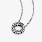 Collana con Cerchio Pavé