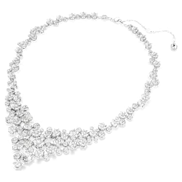 Collana Constella Taglio misto Chiusura Bianca Placcato rodio - COLLANA